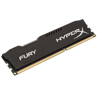 Kingston 金士顿 Fury系列 DDR3 1600MHz 台式机内存 马甲条 黑色 8GB HX316C10FB/8