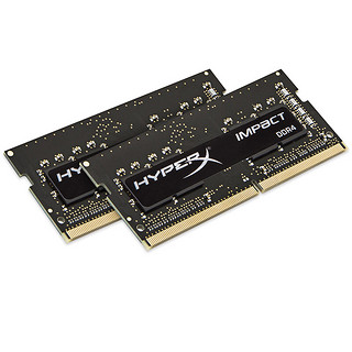 Kingston 金士顿 Impact系列 DDR4 2400MHz 笔记本内存 普条 8GB 4GBx2 HX424S14IBK2/8