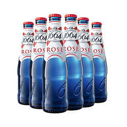 Kronenbourg 1664凯旋 1664啤酒桃红啤酒330ml*6瓶果味小麦桃红啤酒单瓶嘉士伯官方