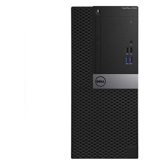 DELL 戴尔 OptiPlex 3060 商务台式机 黑色 (酷睿i7-7700、核芯显卡、8GB、128GB SSD+1TB HDD、风冷)