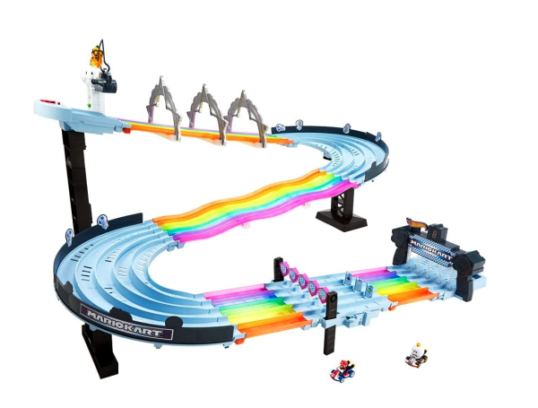 prime会员hotwheels风火轮gxx41马里奥卡丁车彩虹轨道套装