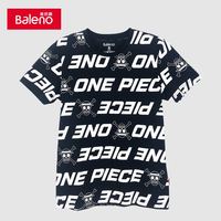 Baleno 班尼路 航海王联名 男士印花短袖T恤 8800211100A02