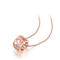 chowtaiseng周大生女士s925银蜂窝套链s1pc0039