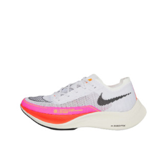 NIKE 耐克 ZoomX VaporFly NEXT% 2 男子跑鞋 DJ5457-100 白色/粉红/黑色 41