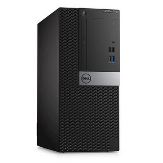 DELL 戴尔 OptiPlex 3060MT 奔腾版 23.8英寸 商务台式机 黑色 (奔腾G5400、核芯显卡、4GB、1TB HDD、风冷)