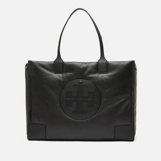 Tory Burch Women's Ella Leather Puffer Tote - Black