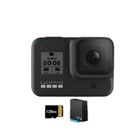 GoPro HERO8 Black 4K运动相机 防抖+原装电池+128GB 存储卡