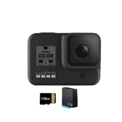 GoPro HERO8 Black 运动相机  官方标配+原装电池+128G卡