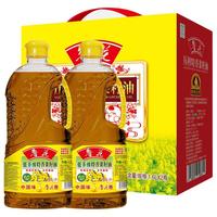 luhua 鲁花 低芥酸特香菜籽油 1.6L*2桶 礼盒装