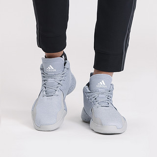 adidas 阿迪达斯 男鞋运动鞋  2021新款高帮网面鞋 舒适缓震篮球鞋