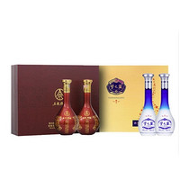 YANGHE 洋河 梦之蓝M1 52度 500ml*2瓶礼盒搭五粮精酿 52度 500ml*2瓶礼盒