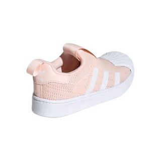 adidas ORIGINALS SUPERSTAR 360 C 女童休闲运动鞋 EF9170 冰晶粉/白色 30.