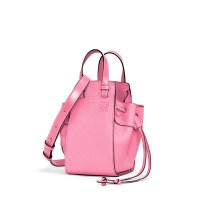 LOEWE 罗意威 Hammock系列 女士迷你柔软粒面牛皮革抽绳袋 314.12.V07 6960 Wild Rose野玫瑰