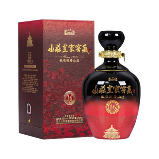 山庄老酒 山庄皇家窖藏 16 38%vol 浓香型白酒 450ml*4瓶 整箱装