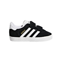 adidas ORIGINALS GAZELLE CF I 男童休闲运动鞋 CQ3139 黑色/白色 21码