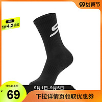 SKECHERS 斯凯奇 Skechers斯凯奇运动时尚休闲短袜男女同款中筒袜三对装L320U175