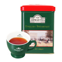 AHMAD 亚曼 英式早餐红茶 100g 礼盒装