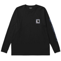 carhartt WIP 男士圆领长袖T恤 212028H 黑色 XL