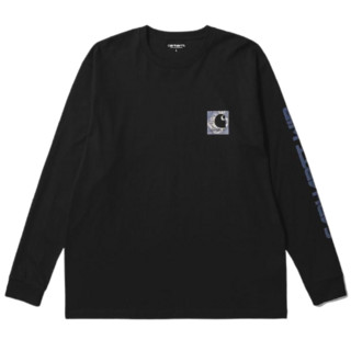 carhartt WIP 男士圆领长袖T恤 212028H 黑色 M