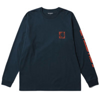 carhartt WIP 男士圆领长袖T恤 212028H 深蓝色 M