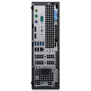 DELL 戴尔 OptiPlex 3080 MFF 十代酷睿版 21.5英寸 商务台式机 黑色 (酷睿i5-10500T、核芯显卡、8GB、256GB SSD、风冷)