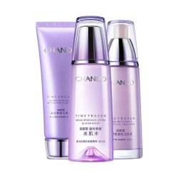自然堂 凝时抗皱紧致保湿水乳套装护肤抗糖礼物