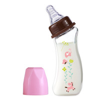 M&M 玻璃奶瓶 森林款 150ml 9月+ L号十字孔奶嘴