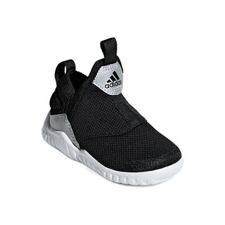 adidas 阿迪达斯 RapidaZen I 男童休闲运动鞋 D96861 黑色/灰色 26码