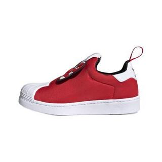 adidas ORIGINALS SUPERSTAR 360 X C 女童休闲运动鞋 FX4901 红/白/黑 30.5码 迪士尼联名款