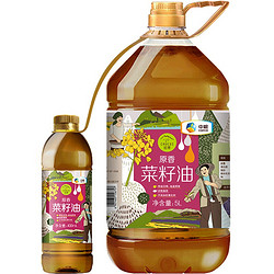 CHUCUI 初萃 原香菜籽油5L+400mL