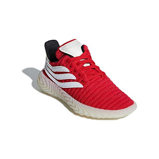 adidas ORIGINALS SOBAKOV J 男童休闲运动鞋 CG6768 浅猩红/白/一号黑 35.5码