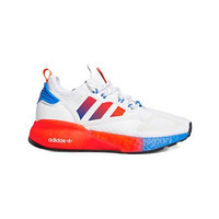 adidas ORIGINALS ZX 2K BOOST J 女童休闲运动鞋 FX9519 白/红荧光/蓝 38码