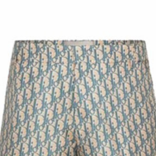 Dior 迪奥 Oblique 男士桑蚕丝短裤 013C121A4751_C185 多色 54