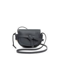 LOEWE 罗意威 Gate系列 女士迷你天然牛皮革手袋 321.56.U62 5440 Midnight Blue深蓝色