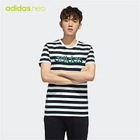 adidas NEO M ESNTL LG S T3 FP7425 男款运动短袖T恤