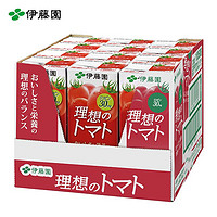 ITOEN 伊藤园 日本进口 伊藤园 ITOEN 清爽番茄汁100%纯果汁 纸盒装  200ml*12盒/箱 健康果蔬汁饮料