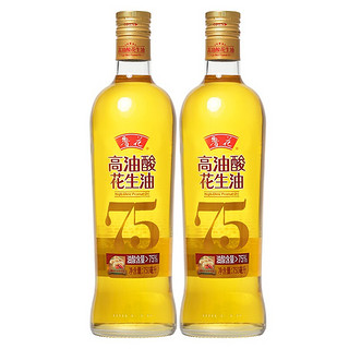 luhua 鲁花 高油酸花生油 750ml*2瓶