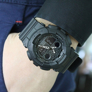 CASIO 卡西欧 G-SHOCK YOUTH系列 51.2毫米石英腕表 GA-100-1A1