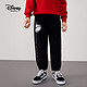 PLUS会员：Disney 迪士尼 卡通印花宽松针织卫裤