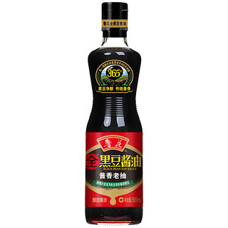 luhua 鲁花 全黑豆酱油酱香老抽 500ml