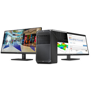HP 惠普 Z4 G4 27英寸 工作站 黑色（至强W2145、RTX 4000 8G、64GB、256GB SSD+1TB HDD)