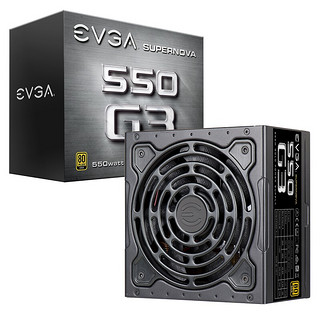 EVGA SuperNOVA 550 G3 金牌（90%）全模组ATX电源 550W