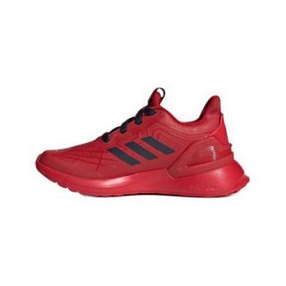 adidas 阿迪达斯 RapidaRun Spider-Man K 男童休闲运动鞋 G27557 浅猩红/传奇墨水蓝 35码