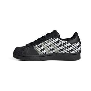 adidas ORIGINALS SUPERSTAR J 男童休闲运动鞋 FV3762 黑色/白色 38码