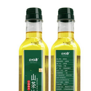 QIUWEIFANG 秋味坊 山茶油 500ml*2瓶