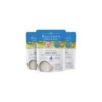 BELLAMY'S 贝拉米 有机米粉 澳版 1段 GOS益生元 125g*3袋