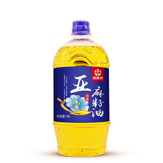 贺萬家 纯香亚麻籽油 1.8L*2桶 礼盒装