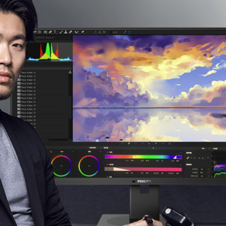 PHILIPS 飞利浦 商用系列 328B1 31.5英寸 VA FreeSync 显示器（3840×2160、60Hz、119%sRGB）