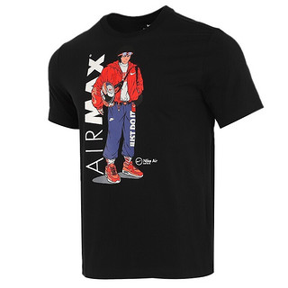 NIKE 耐克 SPORTSWEAR 男子运动T恤 DB6158-010 黑色 XL