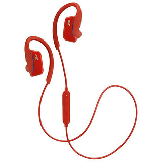 JVC 杰伟世 HA-EC600BT 入耳式颈挂式蓝牙耳机 红色